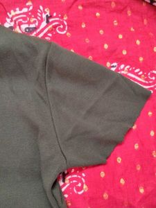 Olive Green Basic T-shirt