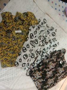 Printed Full Sleeve Tops