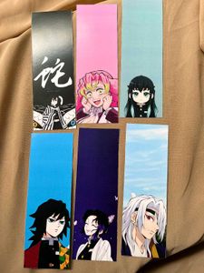 demonslayers bookmark (pack of 6)