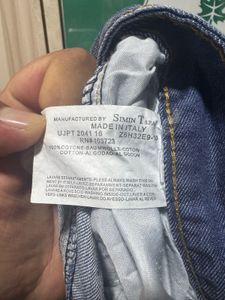 Emporio Armani Blue Straight Fit Jeans