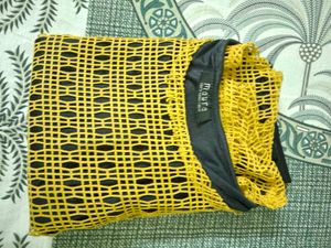 Yellow Net Top