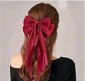Red Bow Hair Tie