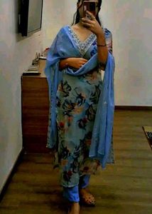 Organza Kurta Set
