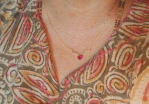GoldPlated SS925 chain pink heart pdt BRAND NEW