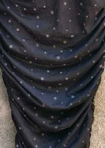 BLACK RUCHED