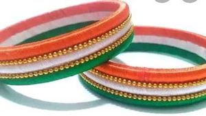Tricolor Bangle Set