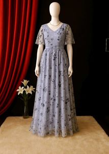 Floral Print  Gown