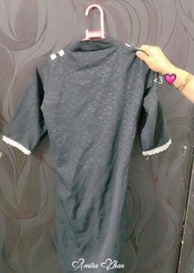 Black Colour Very Beautiful Kurti Pant With Dupatt