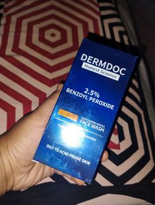 DermDoc 2.5% Benzoyl Peroxide Face Wash