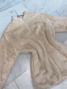 faux fur fluffy jacket