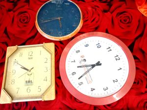 Vintage Wall Clock set of 3