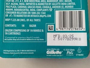 Brand New Gillette Mach 3 Razor