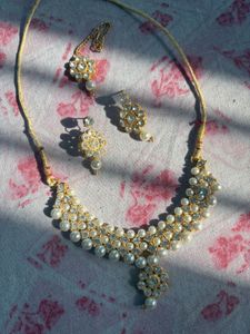 Pearl & Stone Jewelry Set