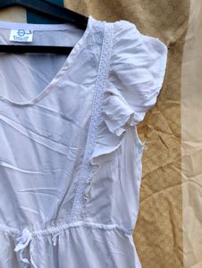 White Korean Dress