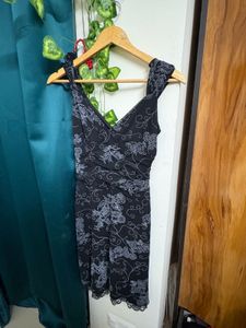 Y2K Floral Print Mini Dress