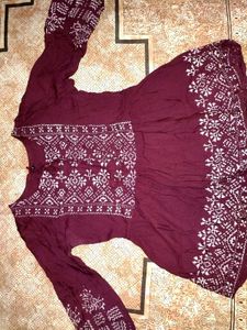 Boho Embroidered Top