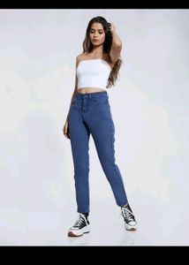 Skinny Fit Jeans For Women Mid Weist