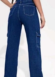 Dark blue Wash Denim Jeans