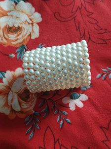 Pearl Spiral Bangle