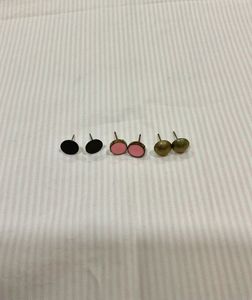 Minimalist Stud Trio-3 Pairs Of Everyday Elegance
