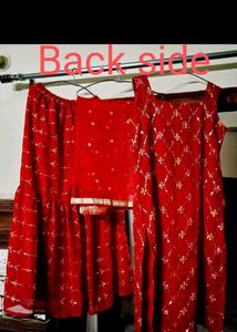 Heavy Sharara Full Work Both Side Sequins Embroide