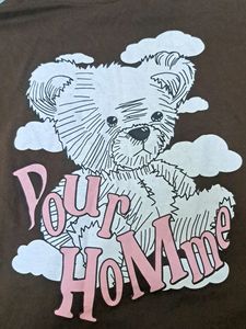 Brown Graphic Printed Tee