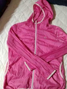 Pink Lightweight Windbreaker Jacket