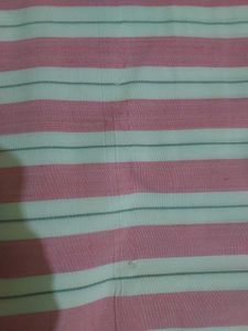 Striped Bhagalpuri Chadar Topsheet Bed Sheet