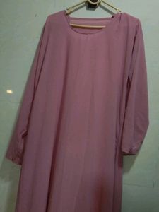 Light Soft Material 3 Pc Abaya