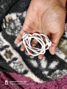 White USB Type-C Cable 80watt oppo realme vivo