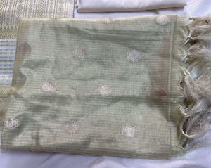 Cream Banarasi Suit