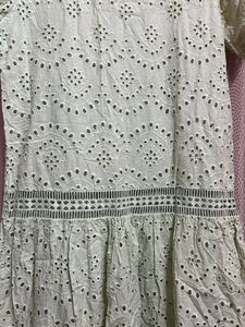 Eyelet Mini Dress