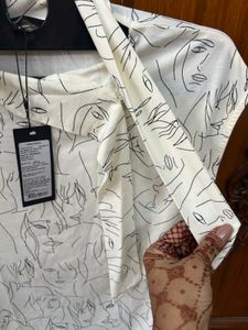 Printed Tshirt With Neck Tie