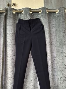 Navy Blue High-Waisted Pants
