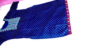 Embroidered Blue Kurta