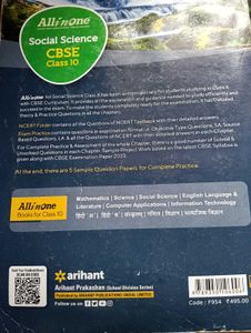 All in One Social Science CBSE Class 10