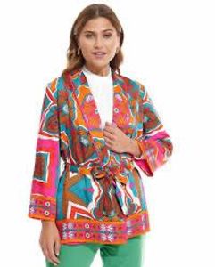 Zara Colorful Kimono Women Jacket - freesize