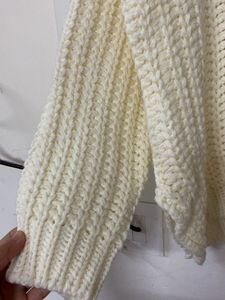 Stylish Embellished Knit Sweater