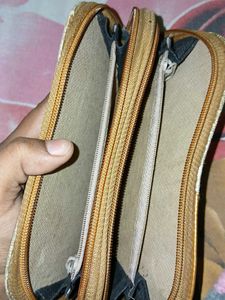 Golden Clutch Bag