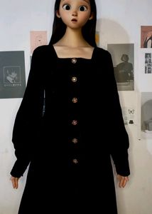 Black Velvet Dress