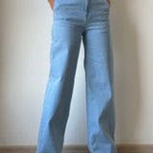 Light Wash Wide Leg Jeans