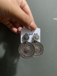 Oxidised Jhumkas