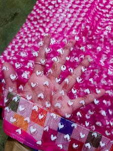 Rose Pink Colour Saree