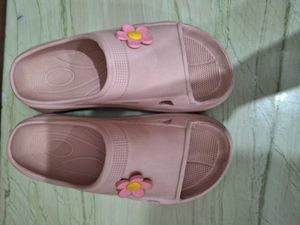 Cute Pink Flower Slides