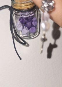 Cute Star Jar Charm (Purple)