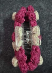 Handmade Crochet Flower Hair Clutcher