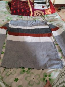 Striped Knit Sweater