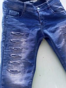 Cotten Blend Half Jeans 👖