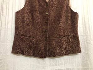 Talbcts Brown Printed Vest