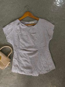 Korean Vintage Pale Gray  Top ❤️❤️